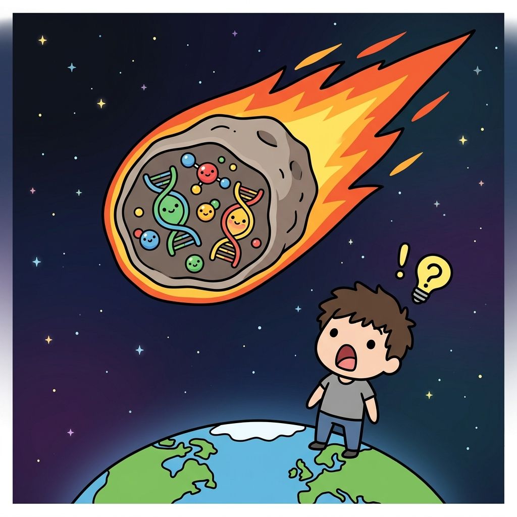 隕石に乗ってくる生命の部品