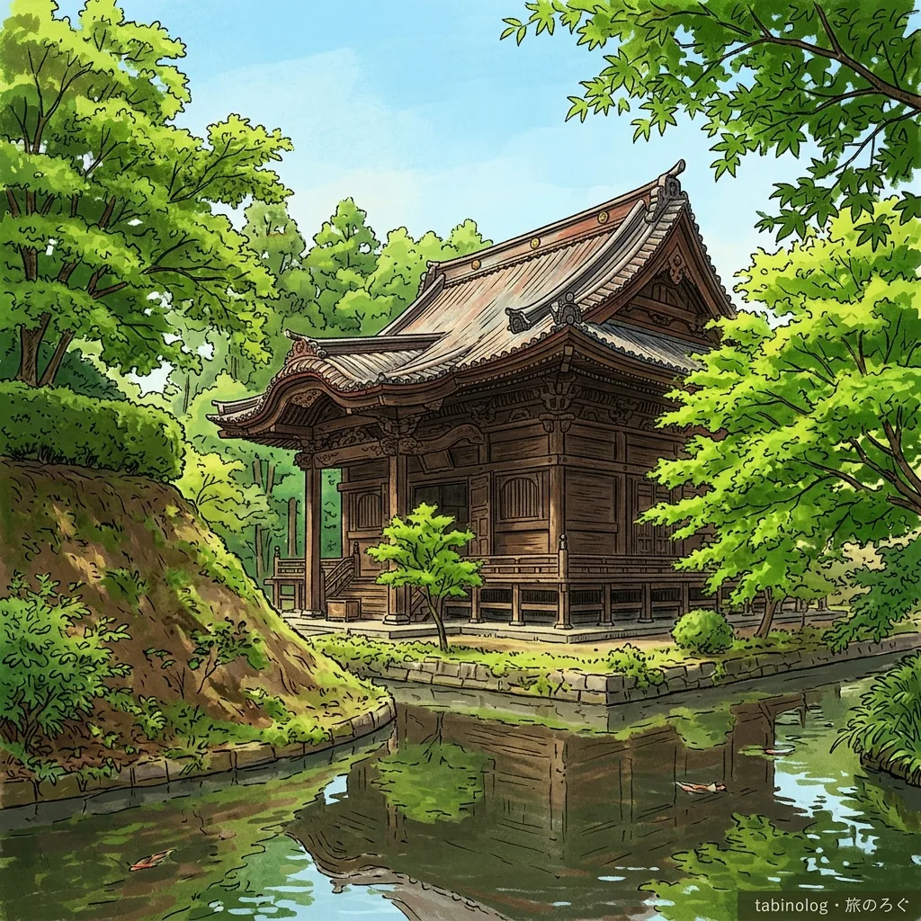 鑁阿寺の境内と足利の歴史スポット