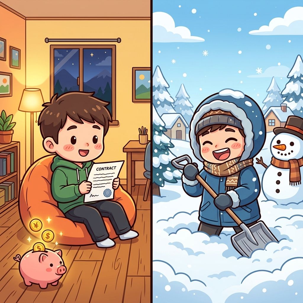 家賃と雪のリアル